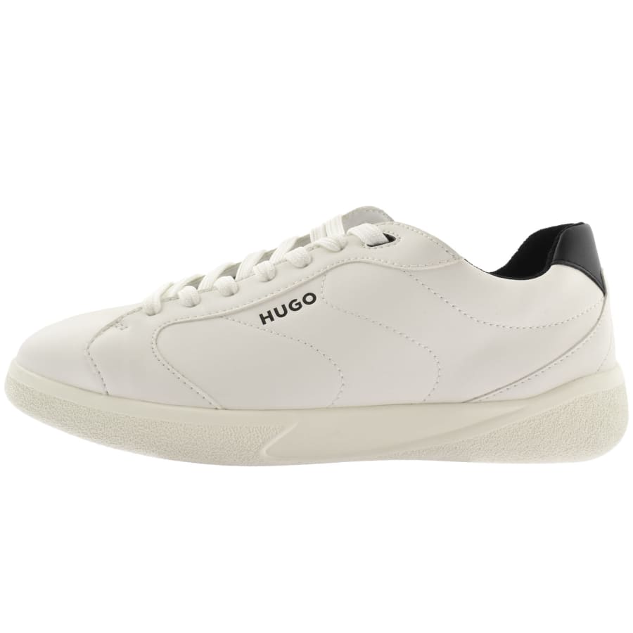 Hugo white trainers store